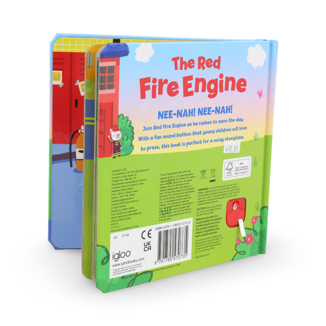 Igloo Books "The Red Fire Engine" Board Book