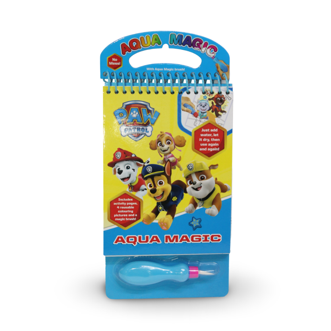 Cocomelon Paw Patrol Aqua Magic Reusable Water Painting with Water Pen