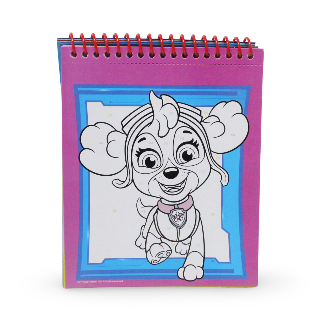 Paw Patrol Colour by Numbers Carry Along Book - Assortments - OKO