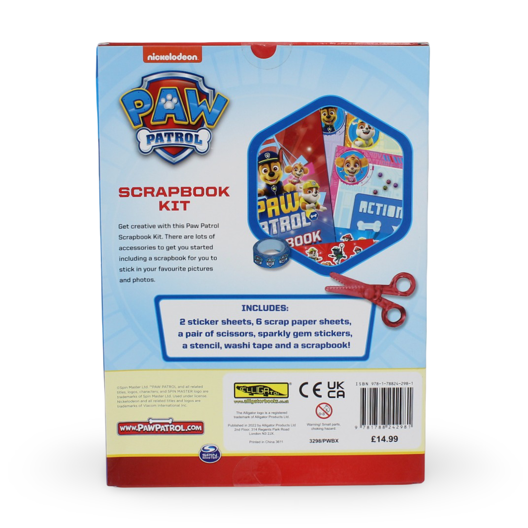 Paw Patrol Scrap Book Kit