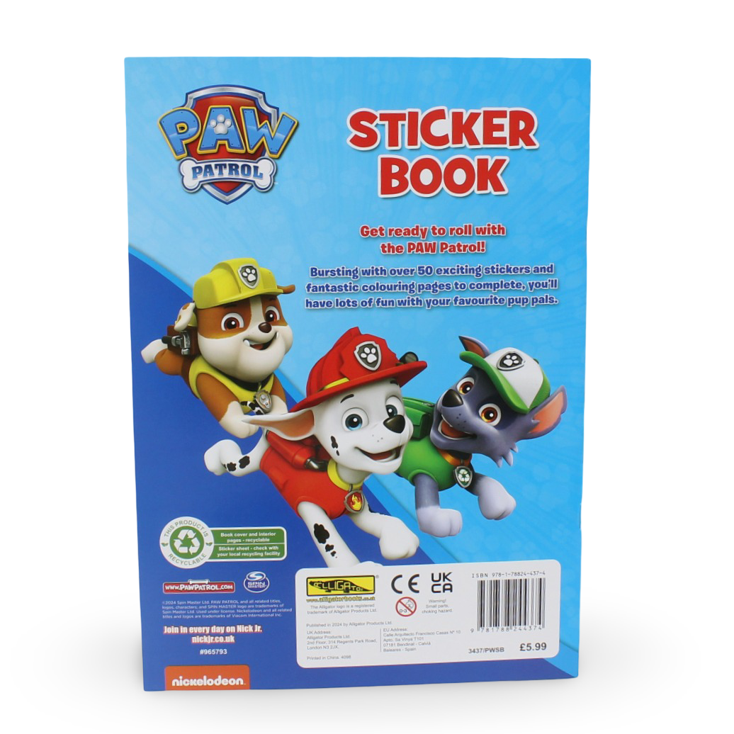 Paw Patrol Sticker Book