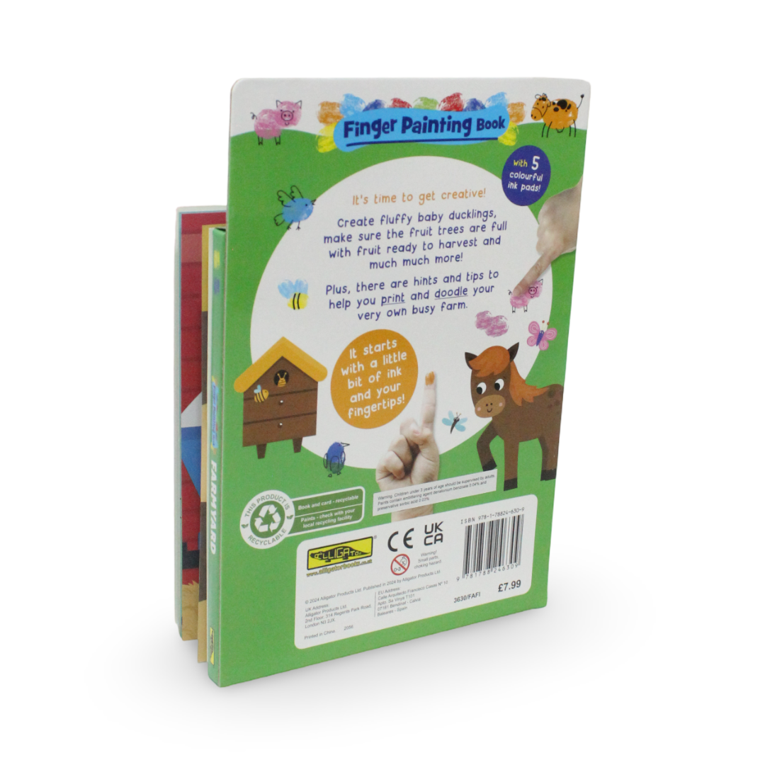 Farm Finger Painting Book