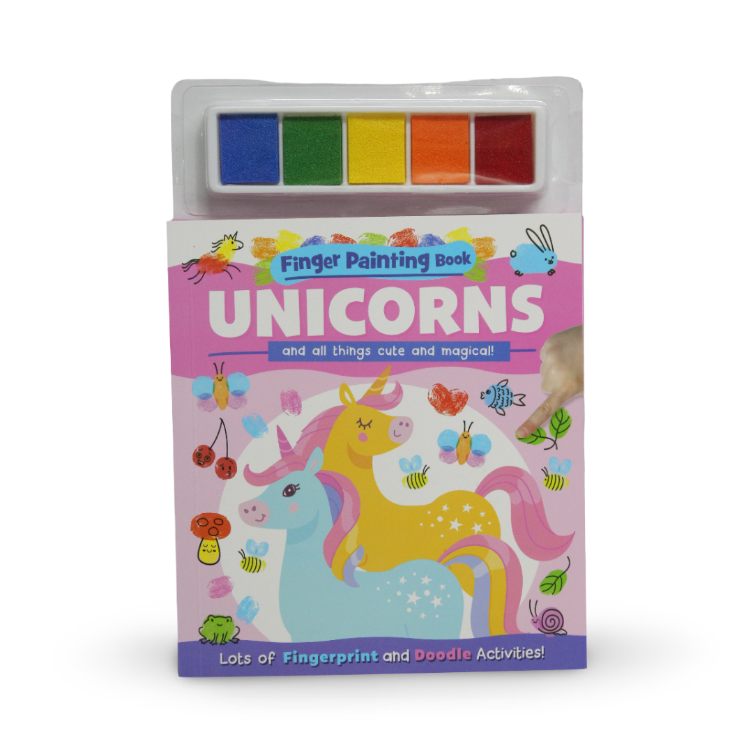 Unicorn Finger Painting Book