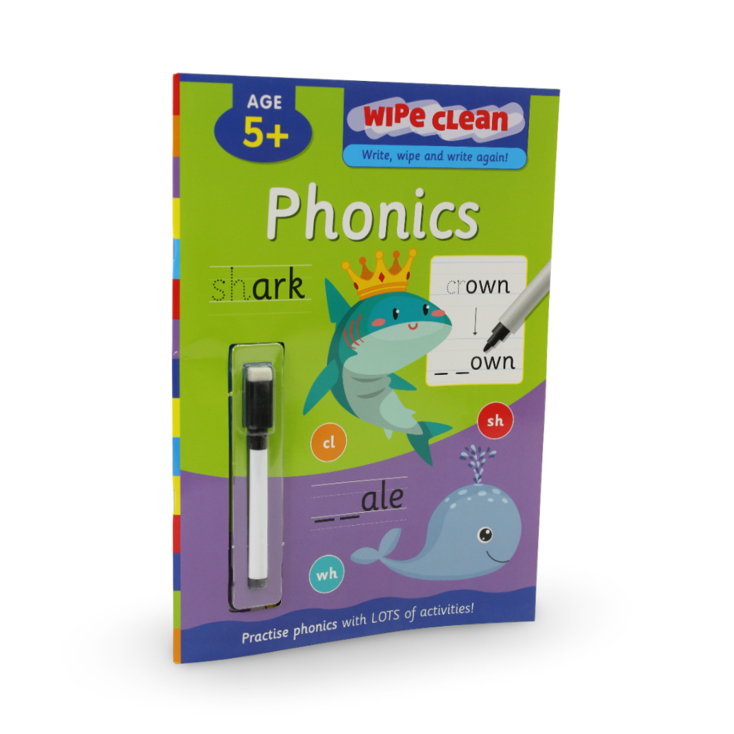 Wipe Clean Phonics Activity Book