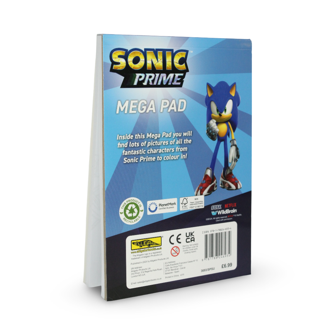 Sonic Prime Mega Pad – 80 Pages