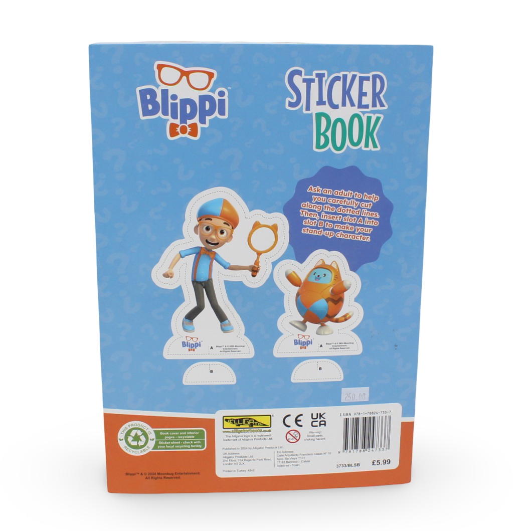 Blippi Sticker Book
