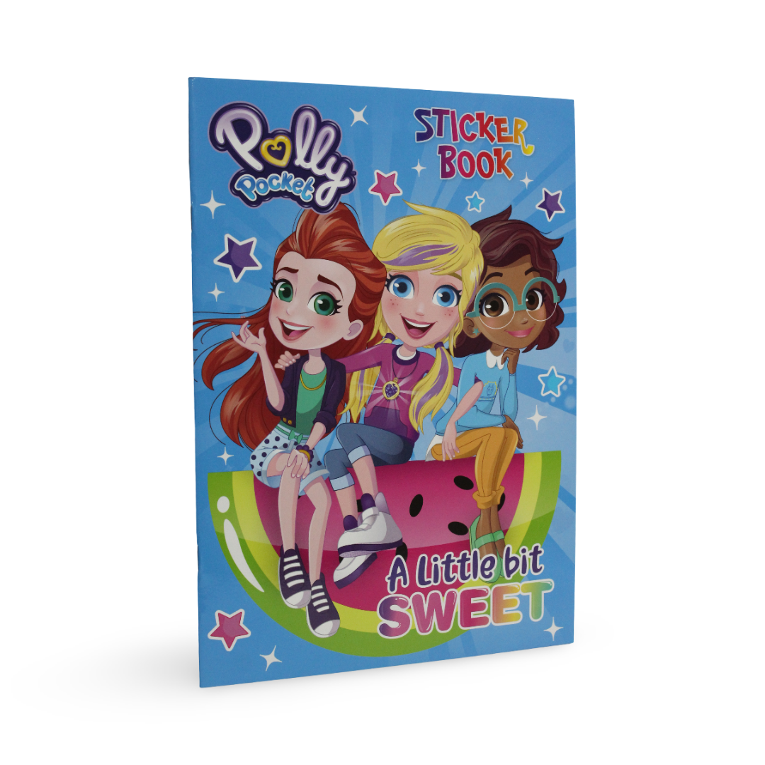 Polly Pocket "A Little Bit Sweet" Sticker & Colouring Book