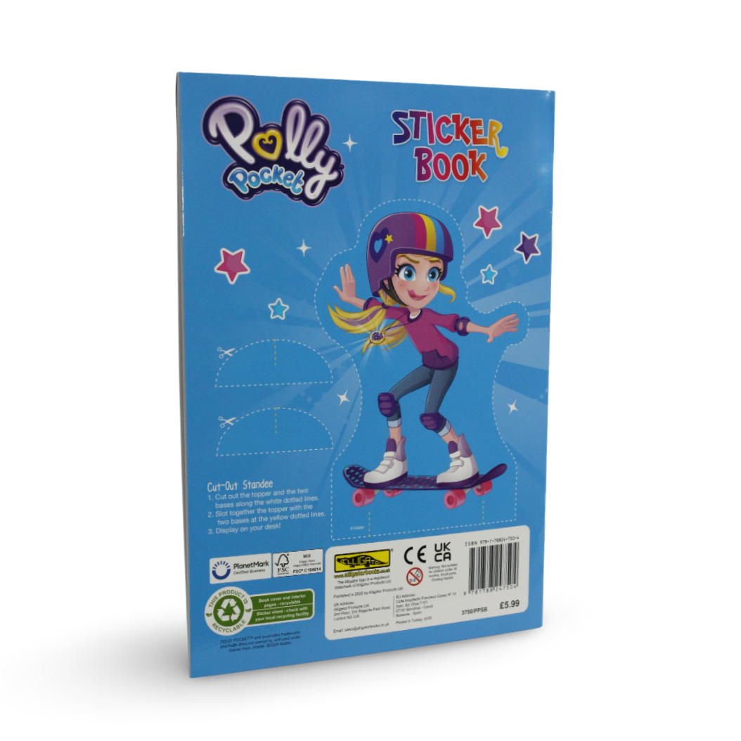 Polly Pocket "A Little Bit Sweet" Sticker & Colouring Book