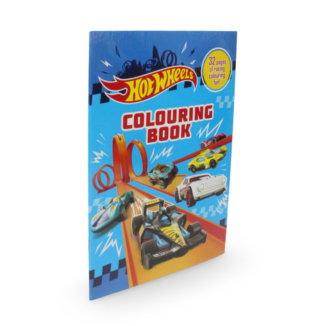 Hot Wheels Colouring Book