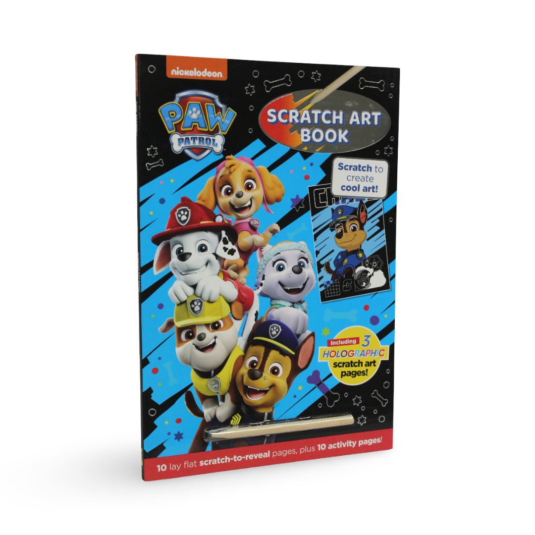 Nickelodeon Paw Patrol Scratch Art Book