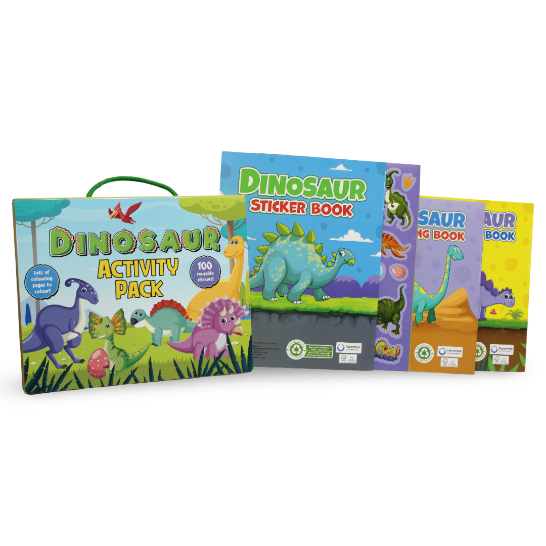 Dinosaur Activity Pack Coloring and Sticker Books