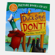 Duck Says Don't Story Book & CD Set