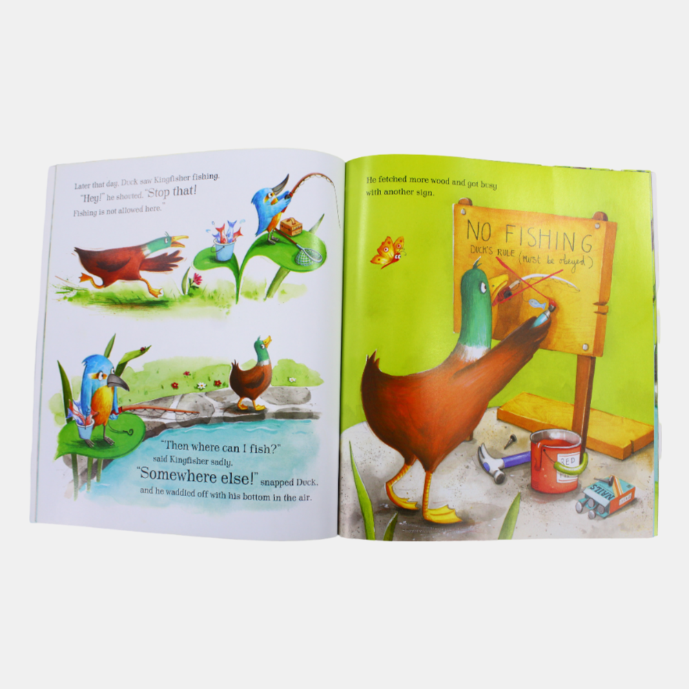 Duck Says Don't Story Book & CD Set