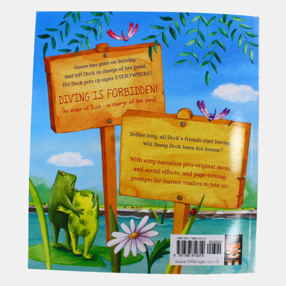 Duck Says Don't Story Book & CD Set
