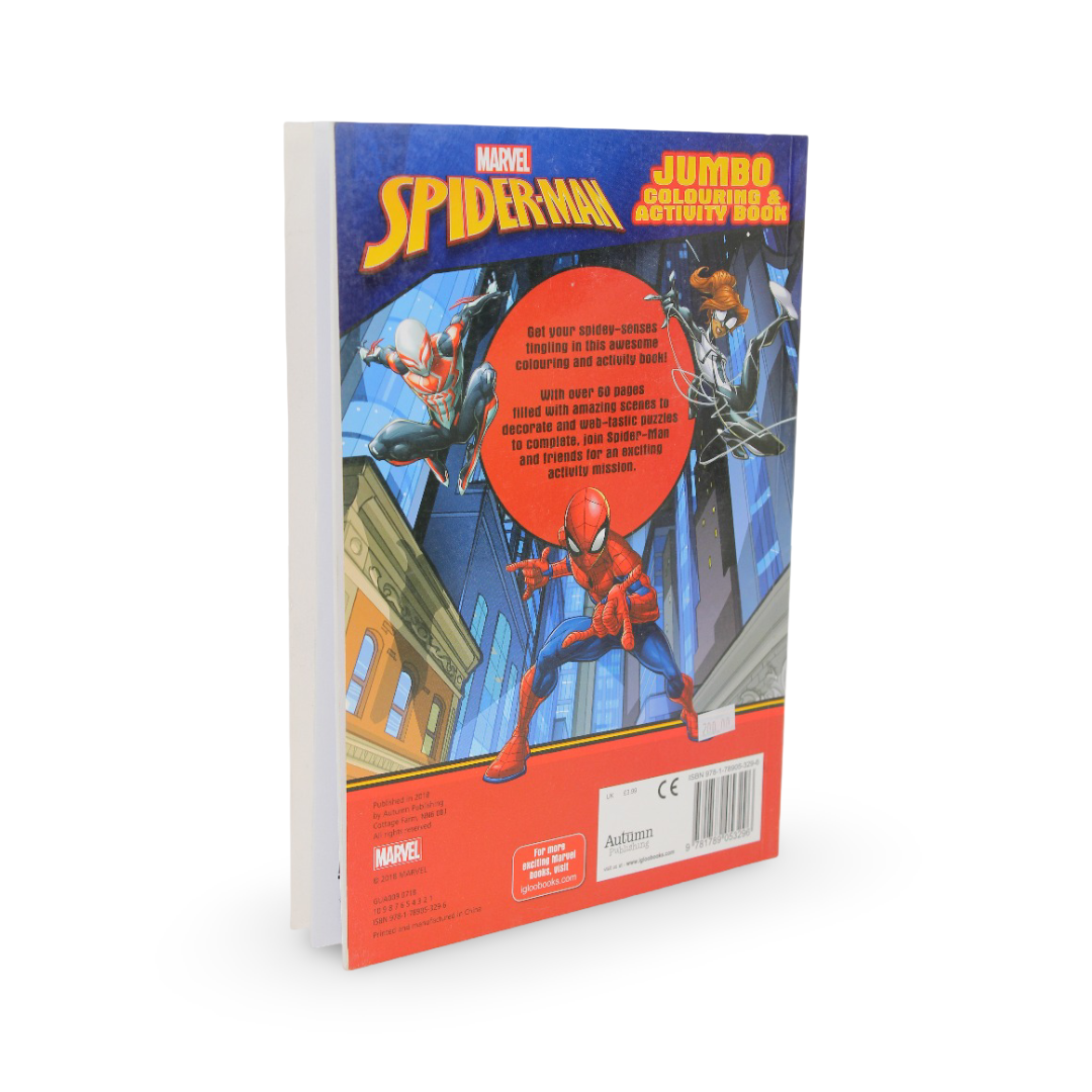 Marvel Spider-Man: Jumbo Colouring and Activity Book
