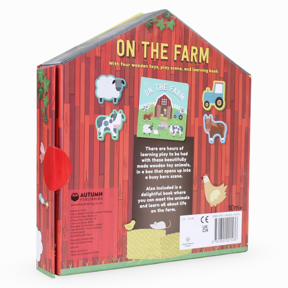 On the Farm – Sound Book + Wooden Toys