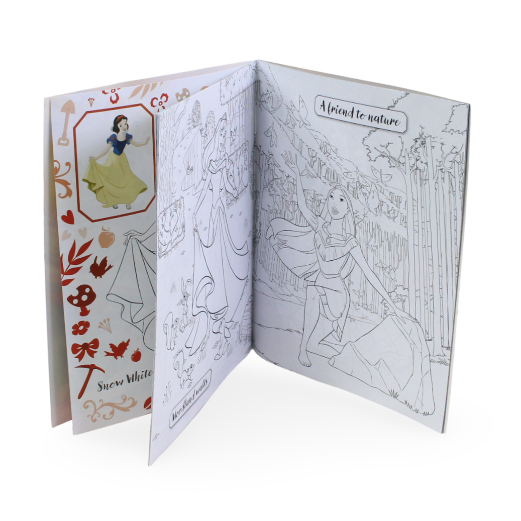 Igloo Books Disney Princess 3-in-1 Colouring Book