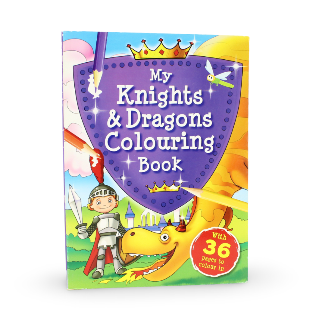 Igloo Books My Knights & Dragons Colouring Book