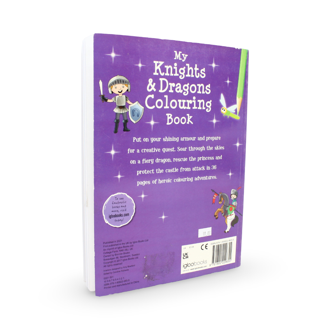 Igloo Books My Knights & Dragons Colouring Book
