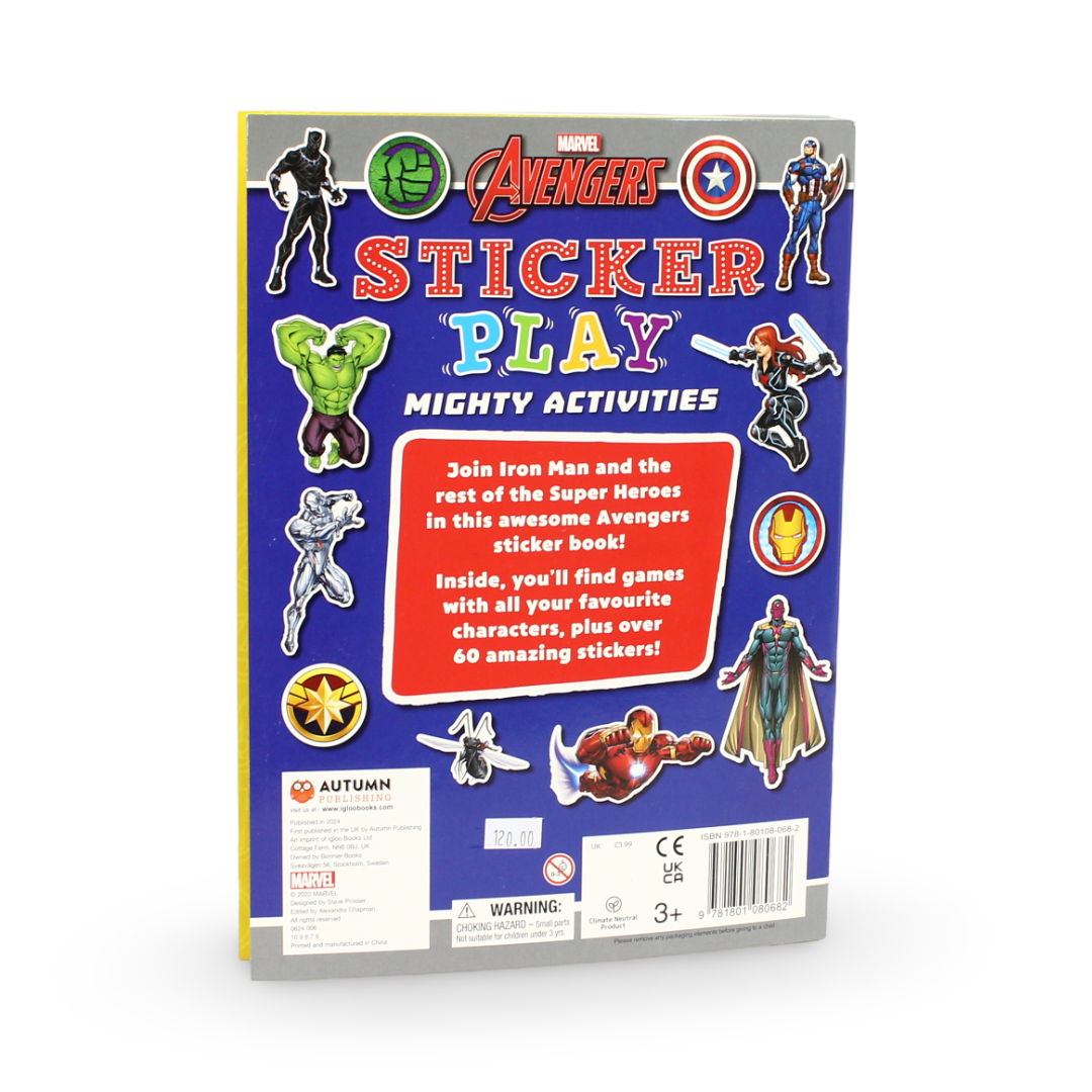 Autumn Marvel Avengers Sticker and Activity Book