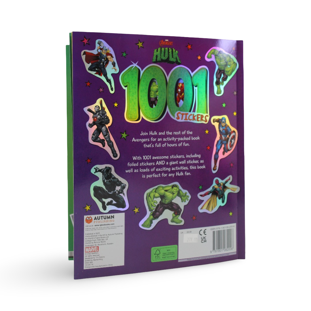 Marvel Avengers: Hulk 1001 Stickers