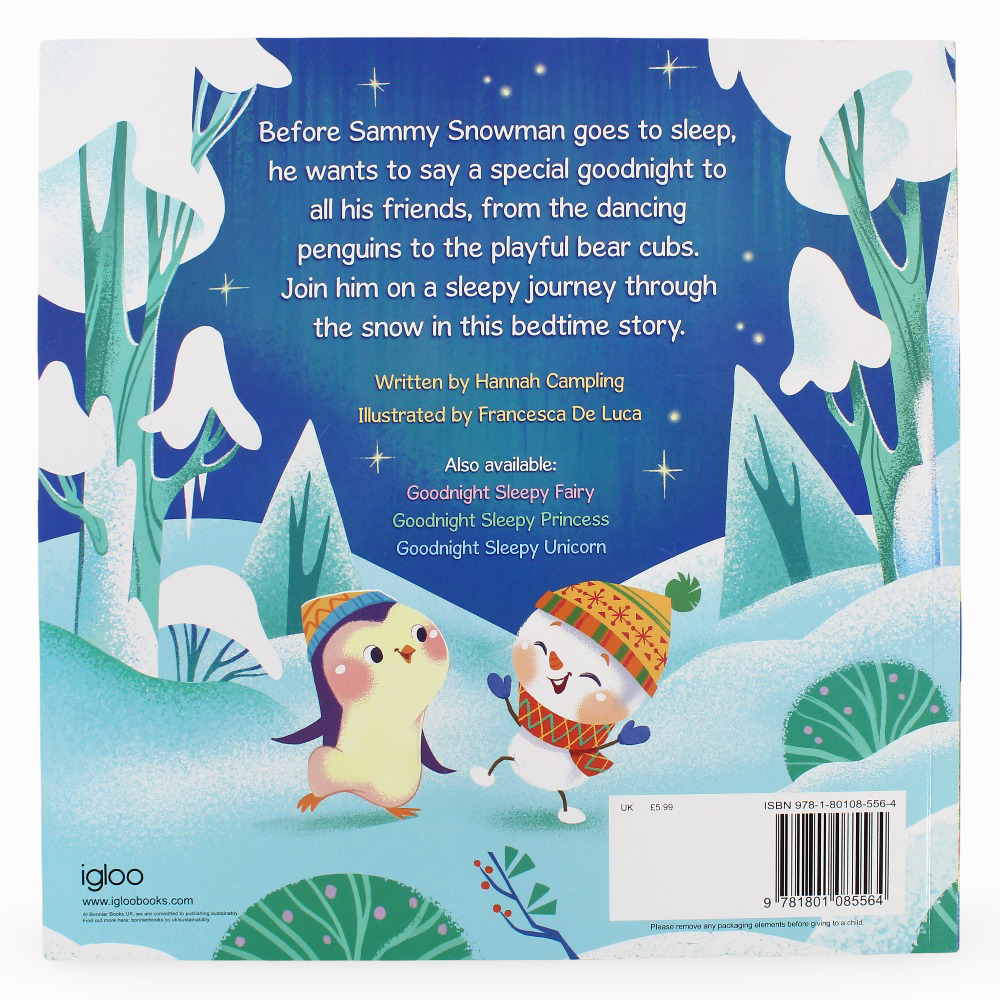 Goodnight, Sleepy Snowman – A Cozy Winter Tale