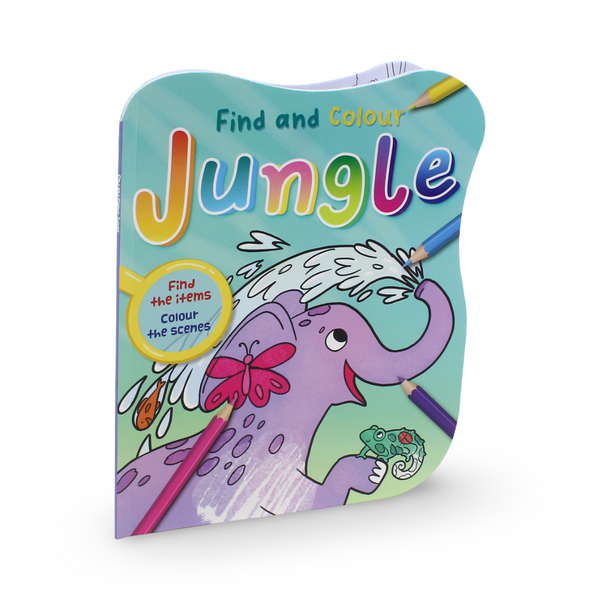 Igloo Books Find and Colour Jungle Activity Book