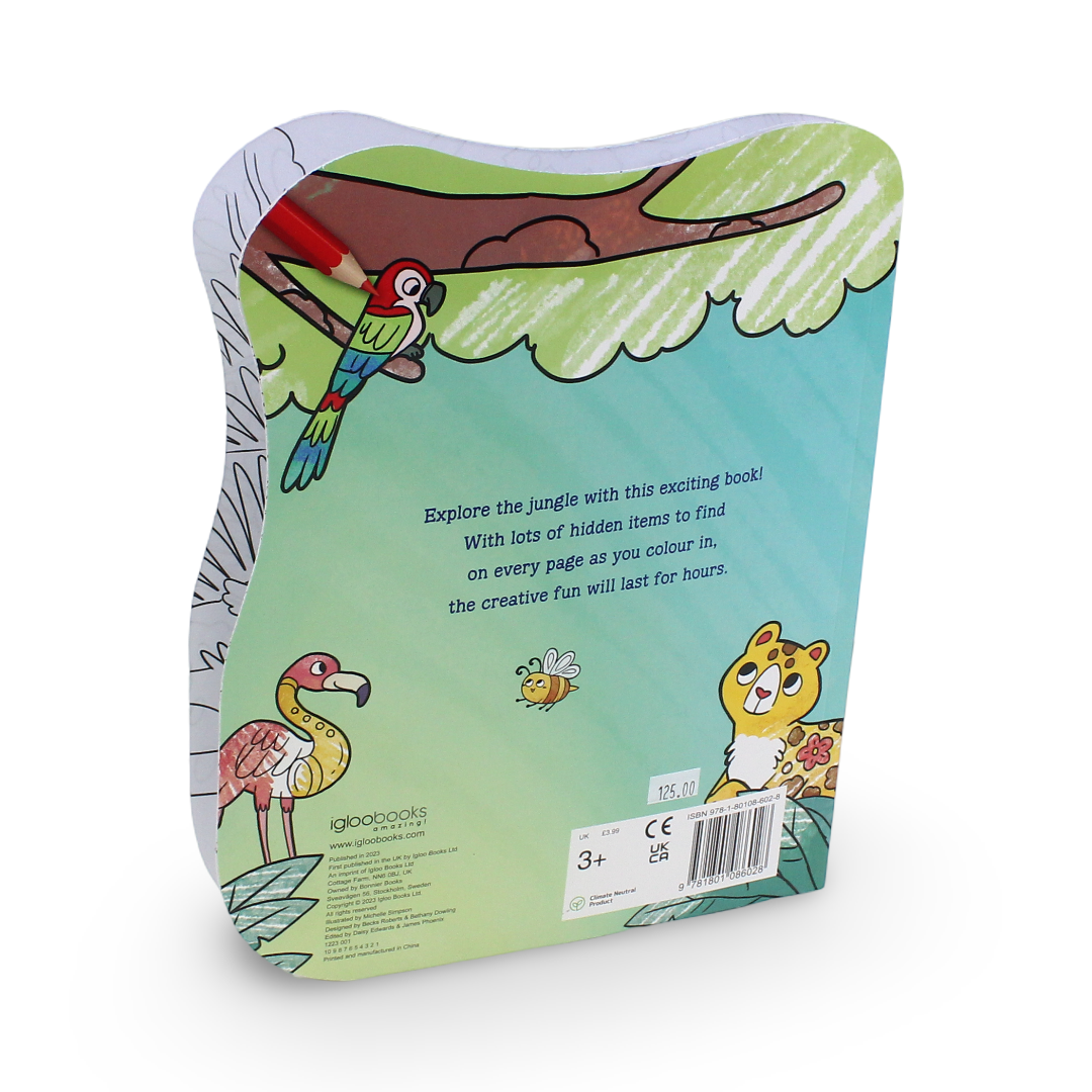 Igloo Books Find and Colour Jungle Activity Book