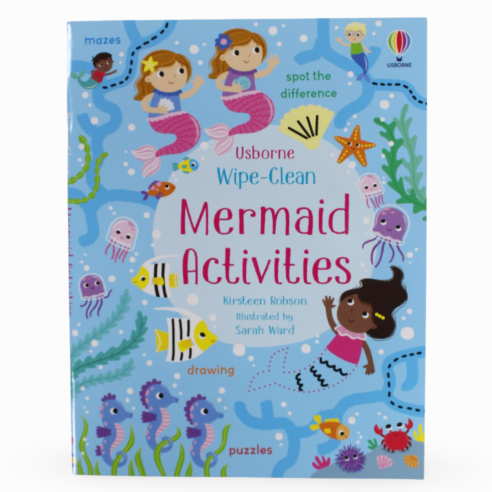 Wipe-Clean Mermaid Activities – Splash into Learning Fun