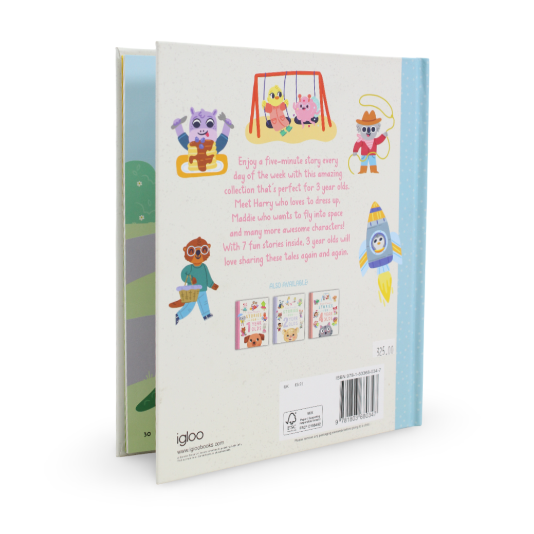 Igloo Books Five-Minute Stories for 3 Year Olds