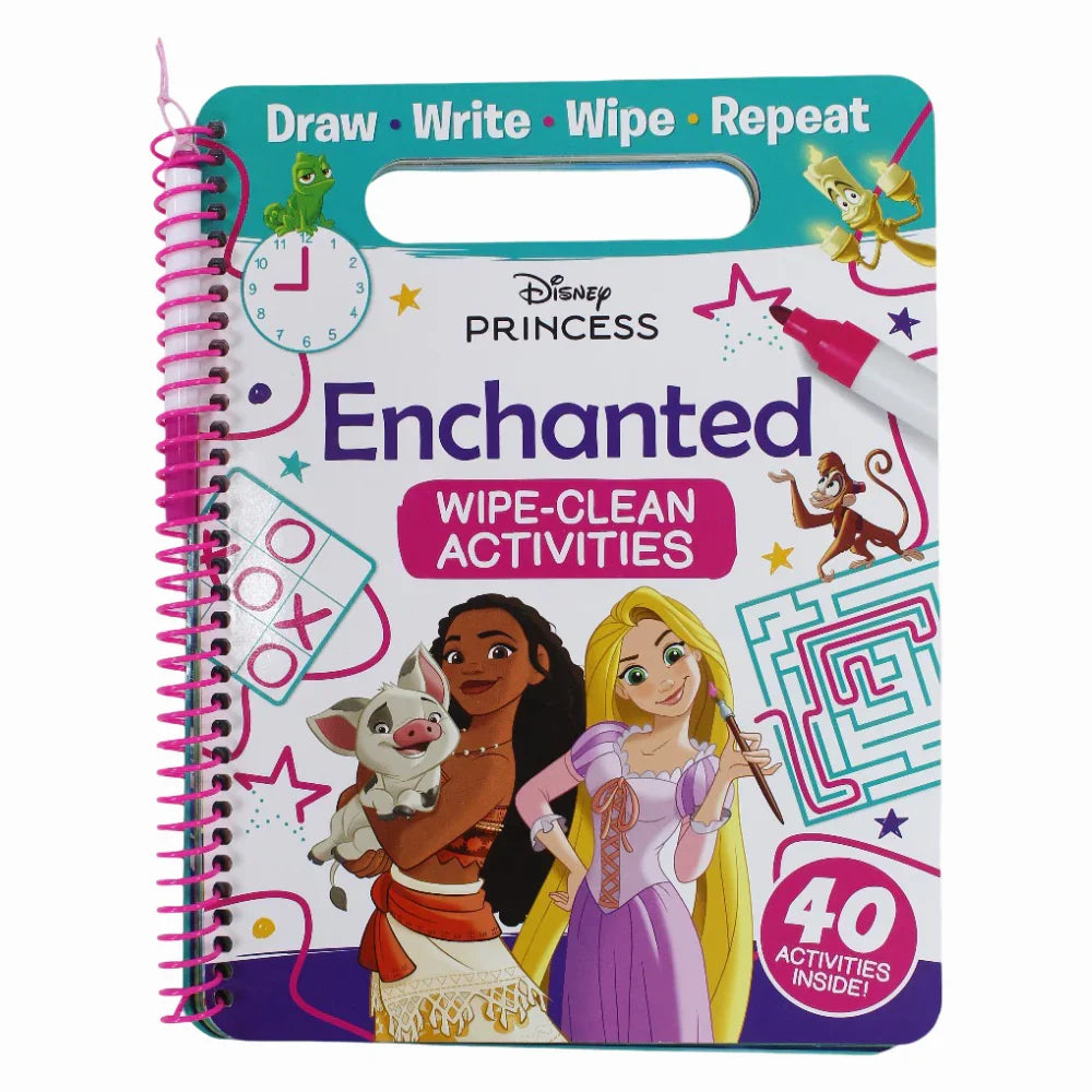 Disney Princess: Enchanted Wipe-Clean Activities – A Magical Way to Play and Learn - Igloo Books