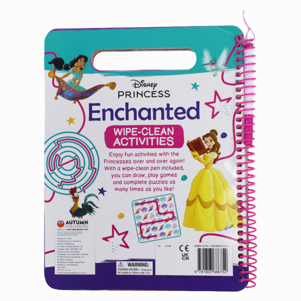 Disney Princess: Enchanted Wipe-Clean Activities – A Magical Way to Play and Learn
