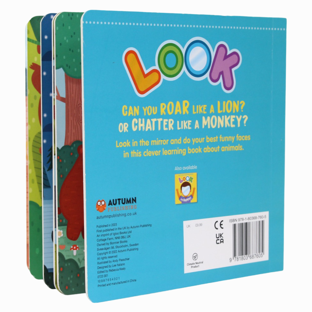Look I'm a Lion! (Mirror Book) – Roar into the Animal Kingdom