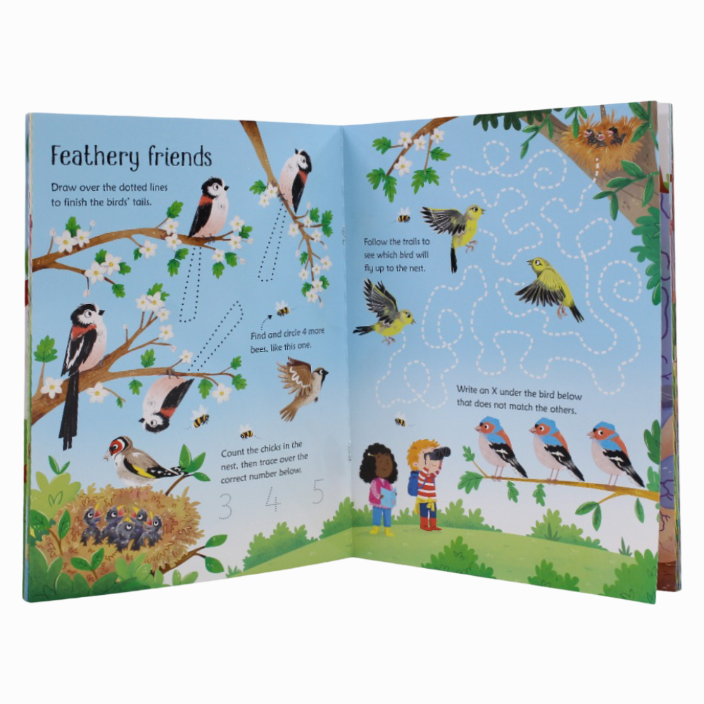 Wipe-Clean Spring Activities – Bloom with Every Page – Ourkids