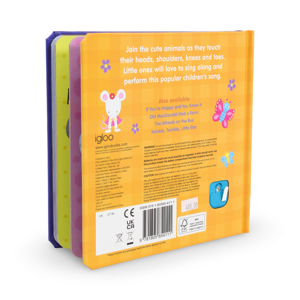 Igloo Books "Head, Shoulders, Knees and Toes" Board Book