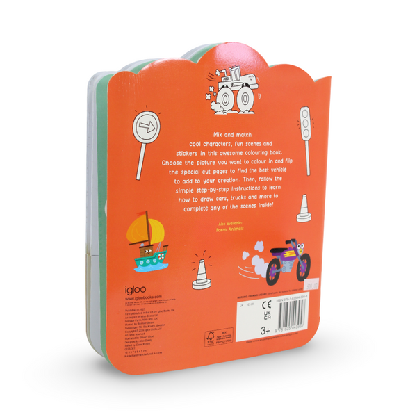Igloo Books "Learn How to Draw Things That Go" Board Book