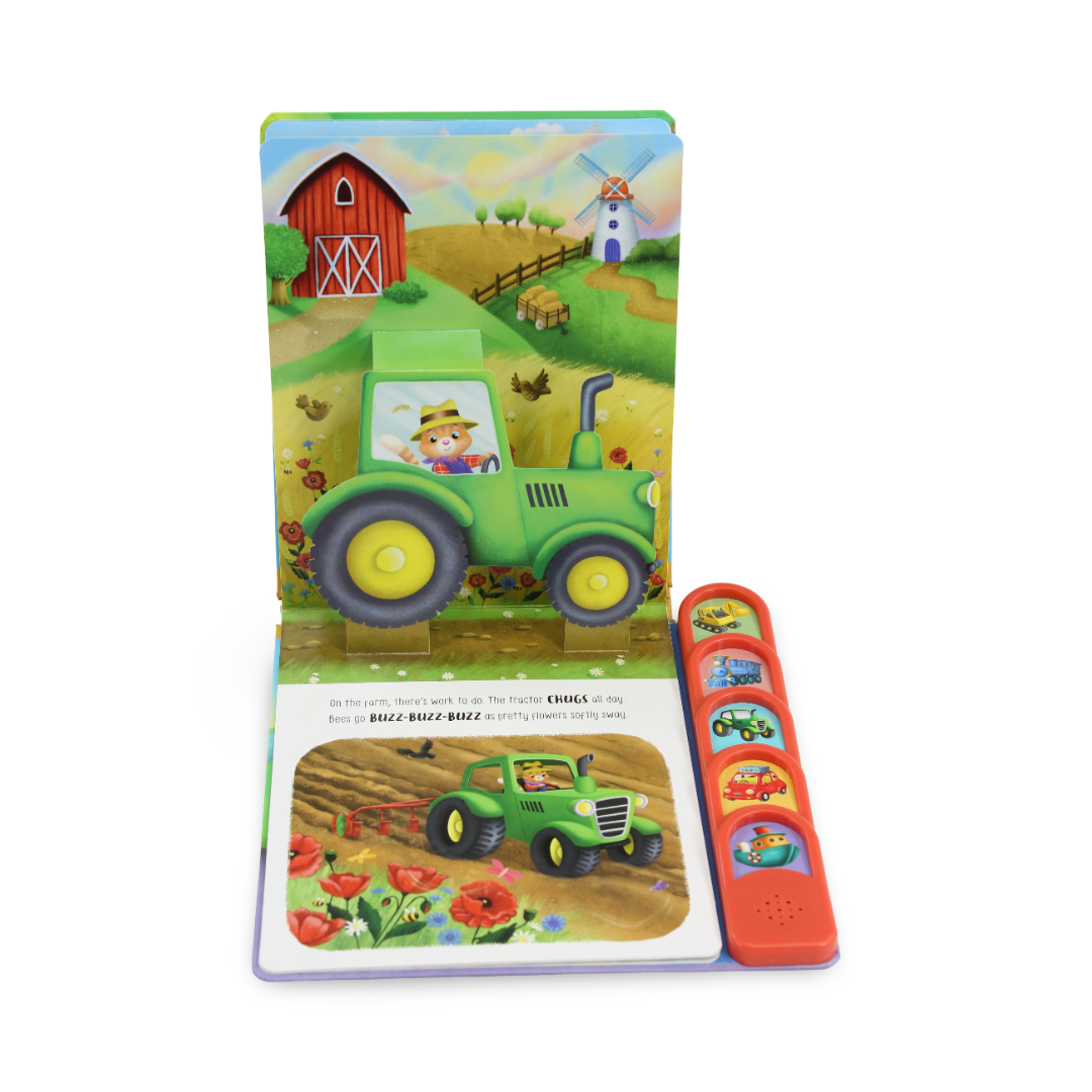 Igloo Books "Pop-Up Sounds Vehicles" Board Book - Assortments