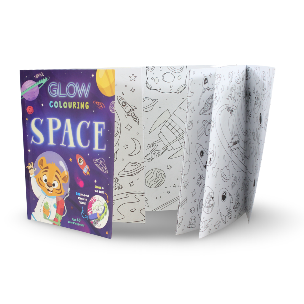 Igloo Books Glow Colouring Space Book - Assortments