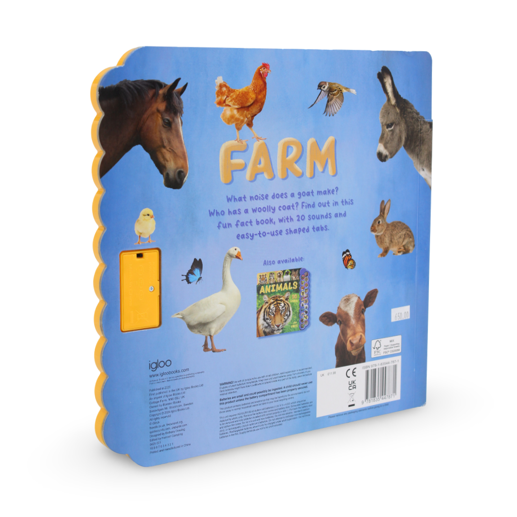 Igloo Books "Farm 20 Sounds" Board Book