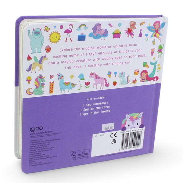 Igloo Books I Spy Unicorns Board Book