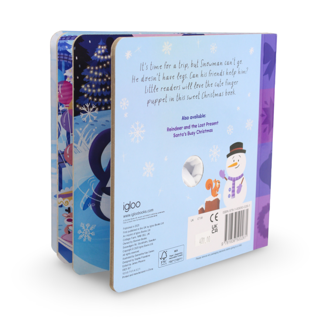 Igloo Books "Snowman's Chilly Adventure" Board Book