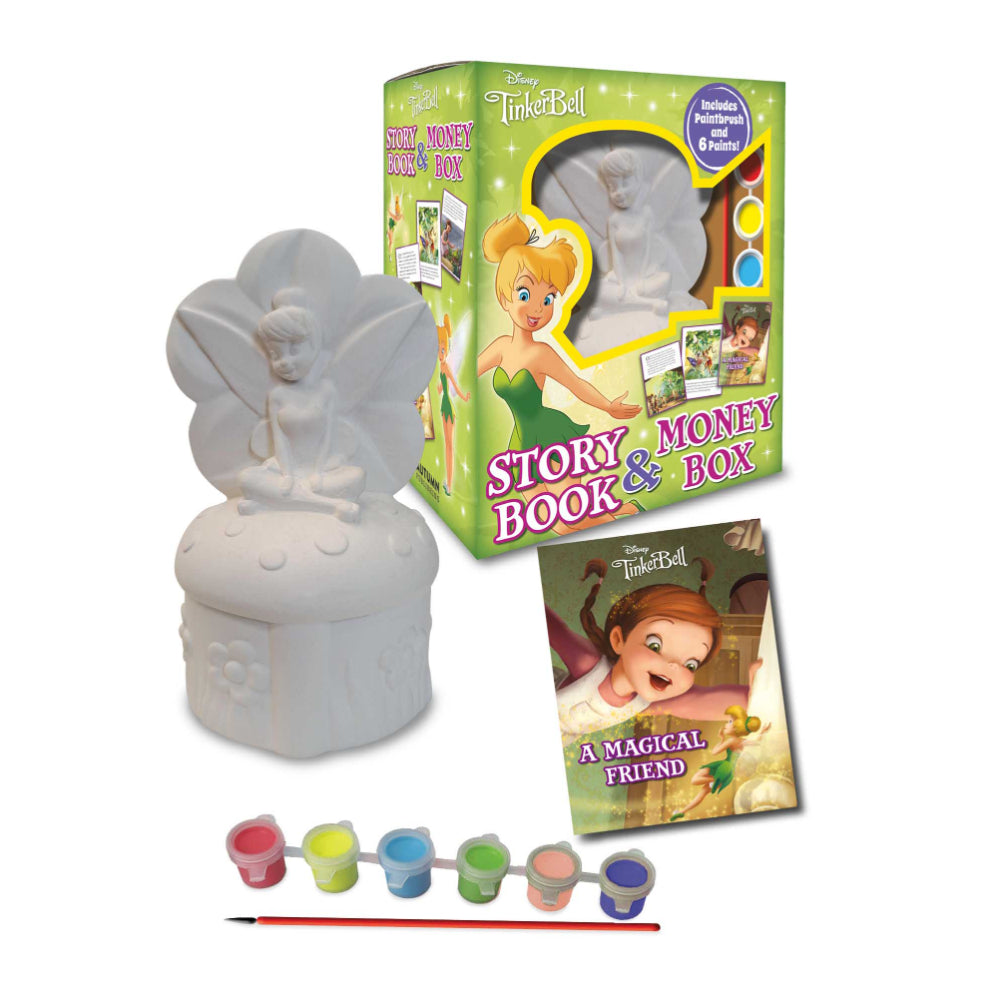 Igloo Books Disney Tinker Bell Story Book & Money Box - Assortments