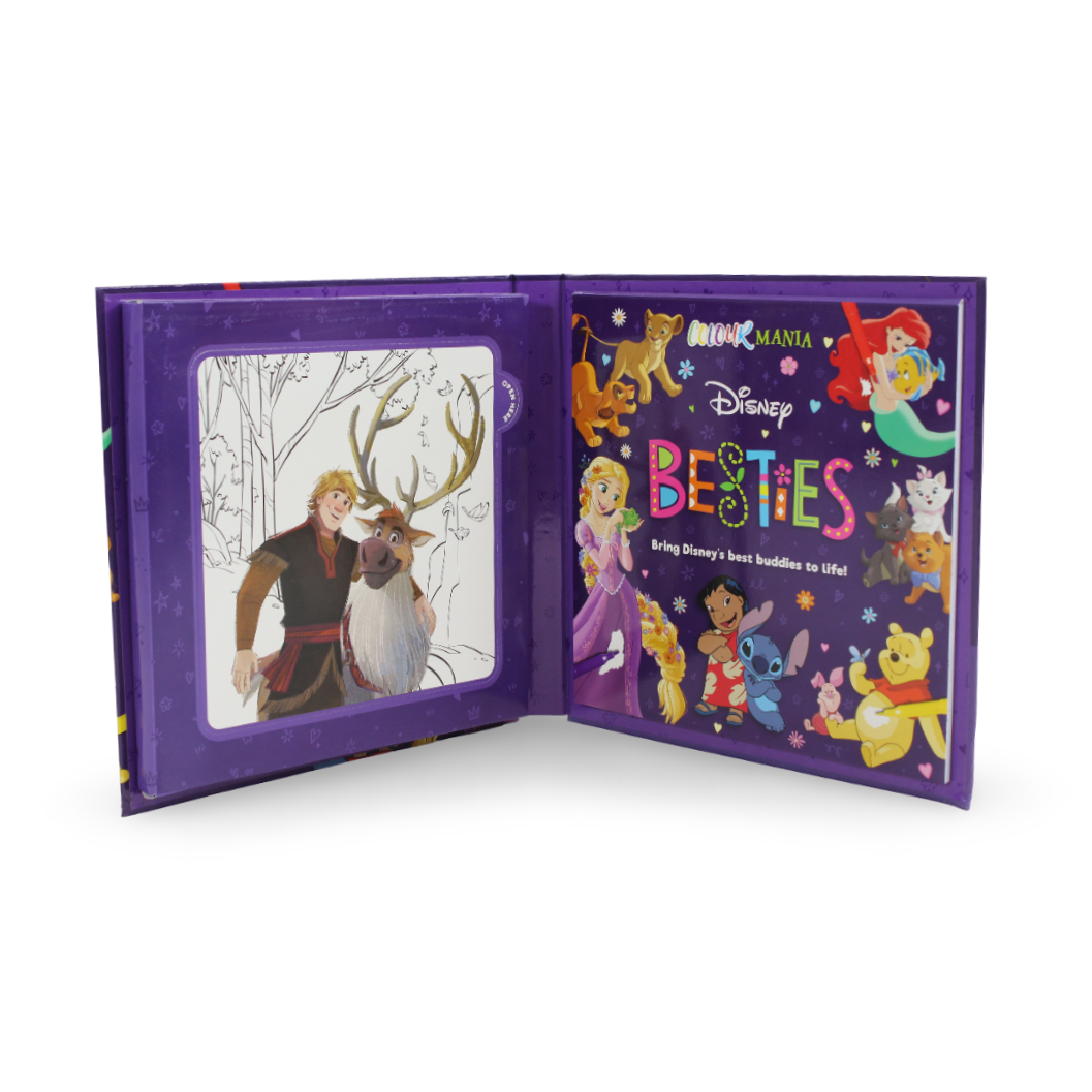 Disney Colour Mania Besties Colouring Set Book - Assortments - Igloo Books