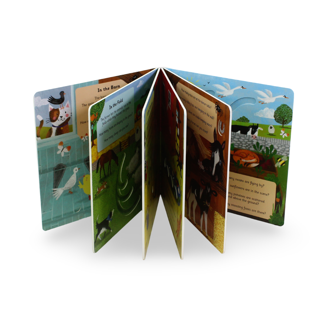 Igloo Books "How Many Farmyard Friends?" Board Book - Assortments