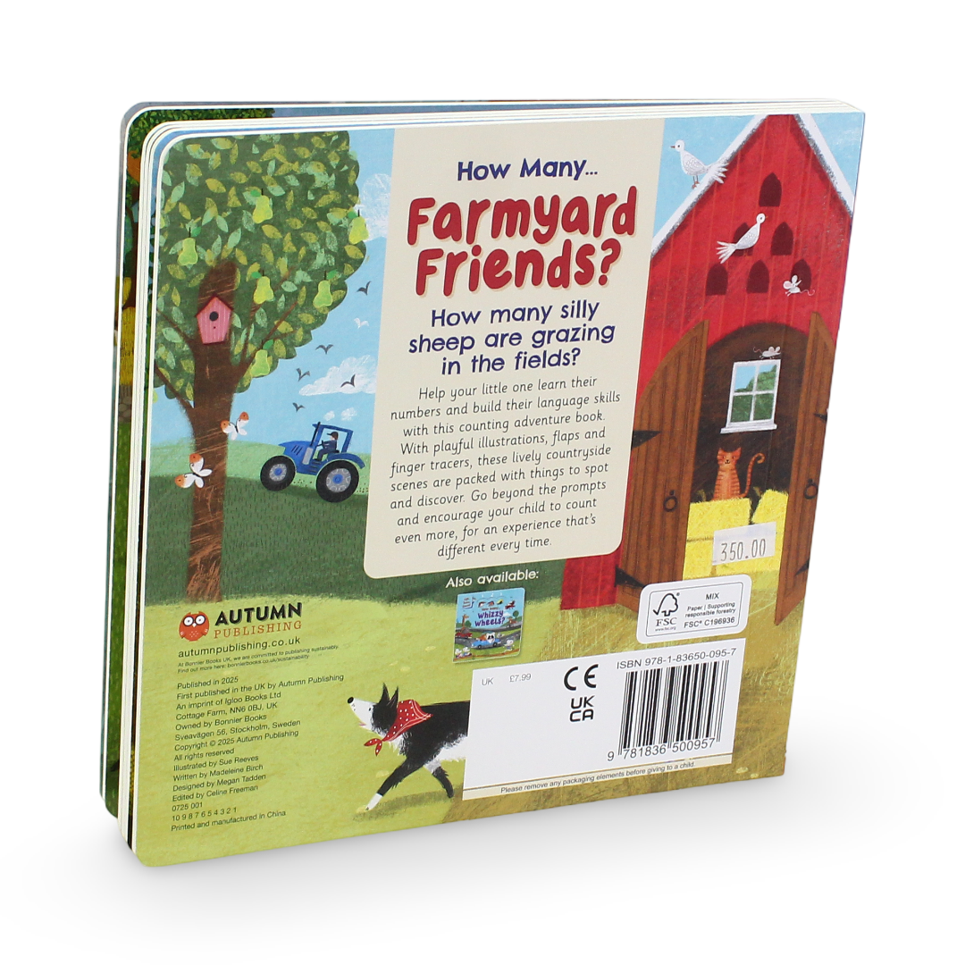 Igloo Books "How Many Farmyard Friends?" Board Book