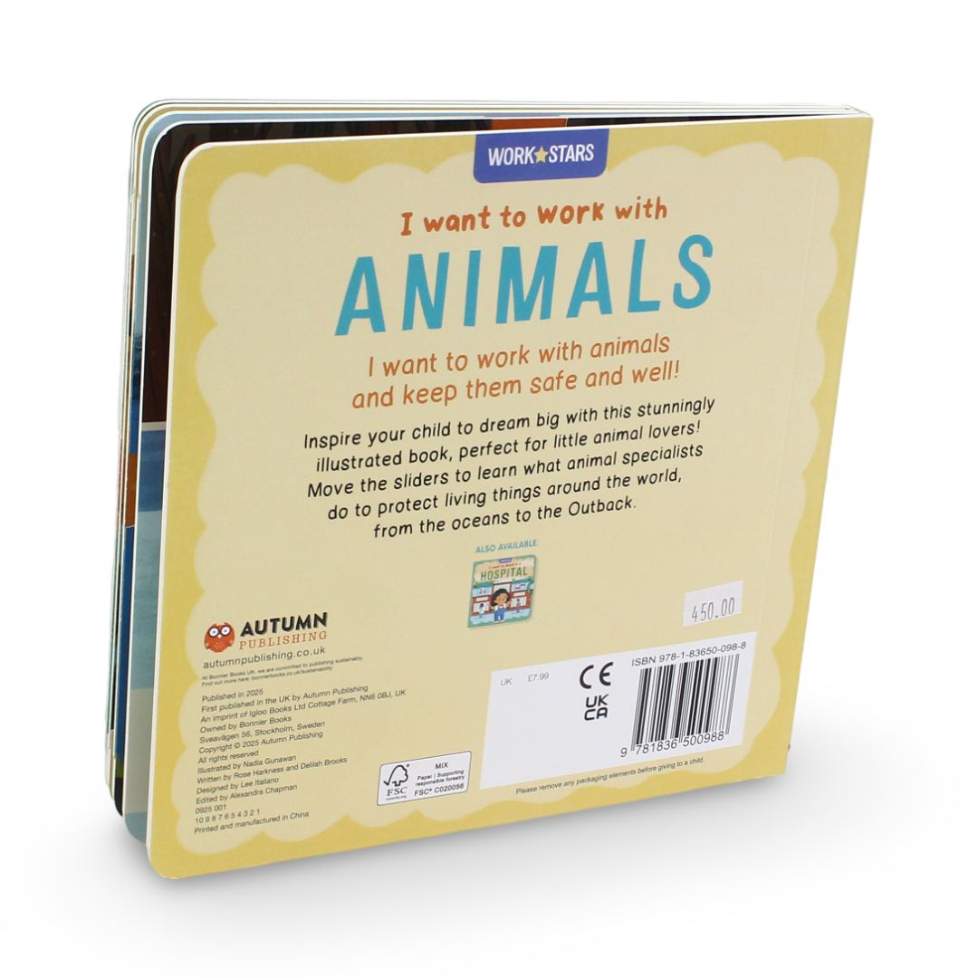 Igloo Books I Want to Work With Animals Board Book