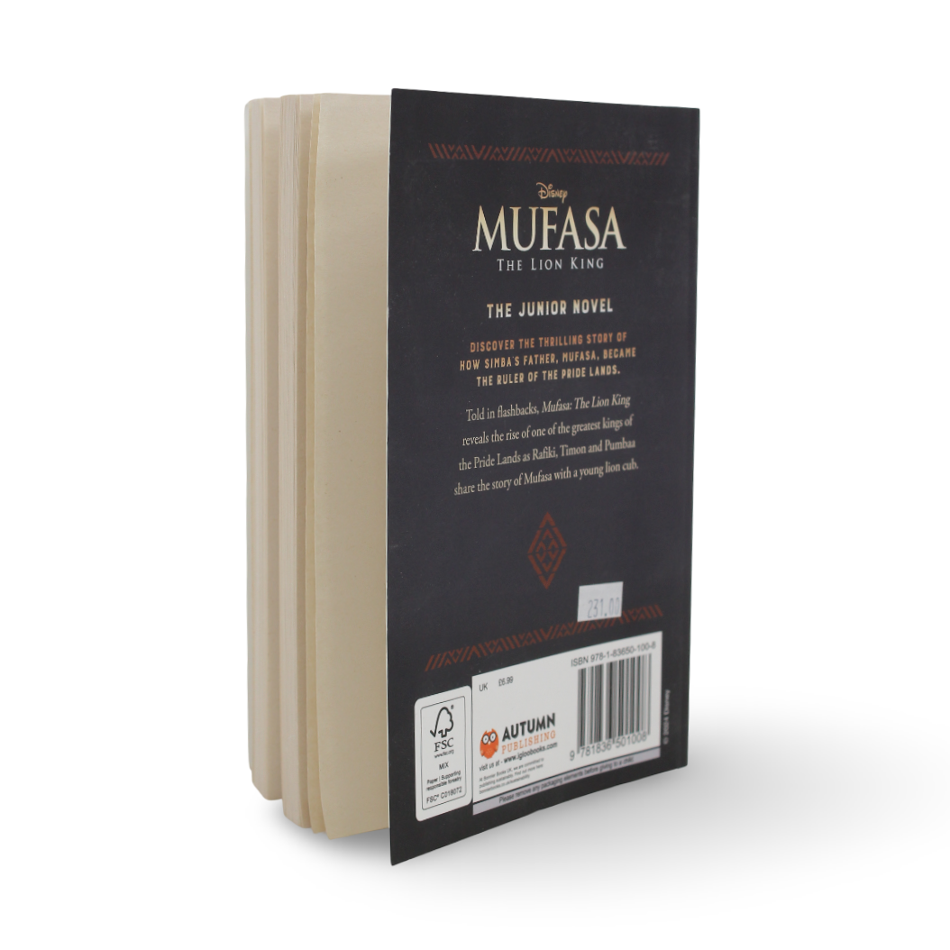 Disney Mufasa: The Lion King The Junior Novel Book