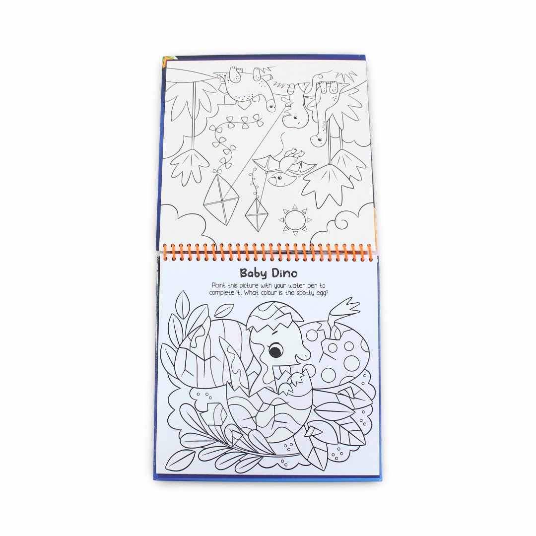 Igloo Books "Neon Water Painting Dinos" Activity Book - Assortments