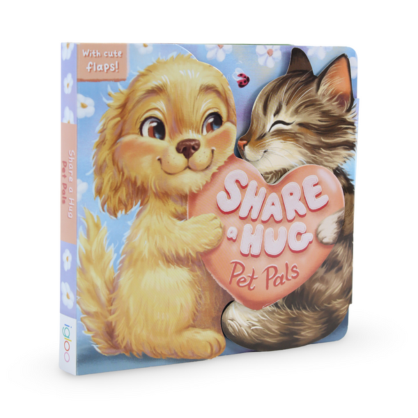 Igloo Books Share a Hug Pet Pals Board Book