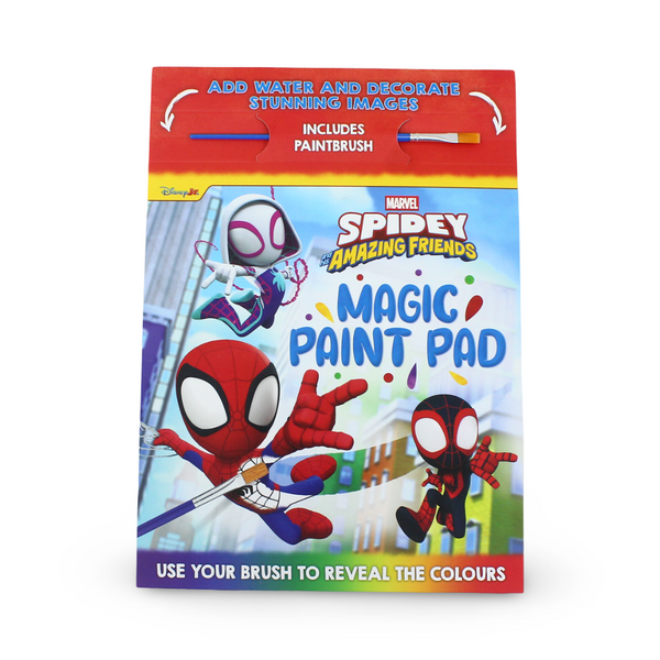 Igloo Books Marvel Spidey and His Amazing Friends Magic Paint Pad + Paint Brush